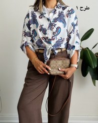 تصویر سرمه کالکشن - شومیز گره ای ثمر 