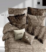 تصویر روتختی تک نفره رزت مدل قهوه ای کرم سری RZ168 