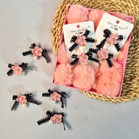 تصویر گلسر گل و مروارید(2عددی) 