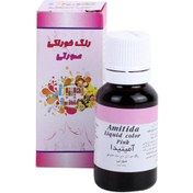 تصویر رنگ مایع خوراکی مجاز صورتی آمیتیدا – 50 گرم 
