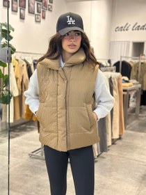 تصویر پافر زنانه کرم تدی 