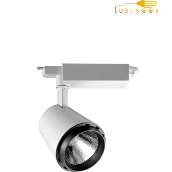 خرید و قیمت چراغ هالوژنی ریلی سقفی توکار فروشگاهی ارزان پرنور LED گرد ...