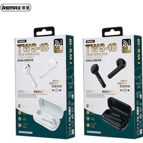 تصویر ایرباد ریمکس مدل TWS-18 ا REMAX True Wireless Stereo Earbuds TWS-18 REMAX True Wireless Stereo Earbuds TWS-18