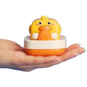 تصویر اسباب بازی حمام جوجه قایق سوار 