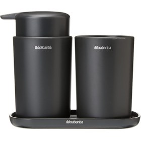 تصویر جا مایع و مسواک برابانتیا مدل BRABANTIA Bathroom 