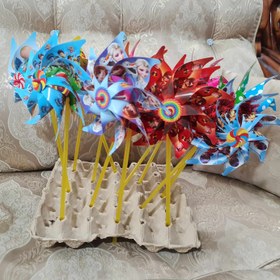 تصویر فرفره با رنگ ها و طرح های جذاب و متنوع 