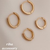 تصویر گوشواره ژوپینگ طرح طلا 