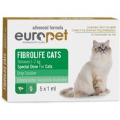 تصویر قطره ضد کک و کنه یوروپت گربه Drop Anti flea & tick europet for cat