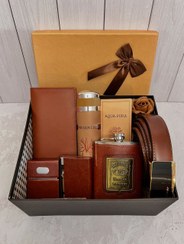 تصویر پک کادو مردانه، باکس هدیه شیک و باکیفیت مناسب روز مرد، تولد، سالگرد ۲۵۰ 