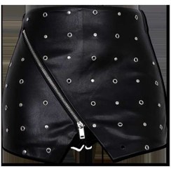 تصویر شلوارک چرم زنانه مشکی Tally Weijl 