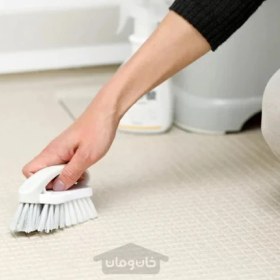 تصویر برس مخصوص تمیز کردن کاشی و سرامیک ساخت ژاپن Self standing tile brush mountain cut monotone