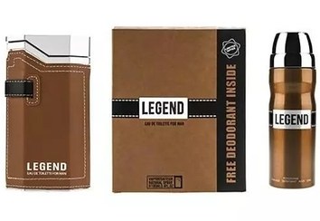 تصویر عطر ادکلن و اسپری مردانه لجند قهوه ای ۱۰۰ میل ۱۰۰ ml اورجینال Legend Gift Set for Men ست 