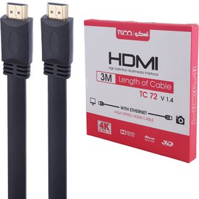 تصویر کابل تسکو مدل HDMI TC72 کابل ویدیویی و اتصالات تسکو