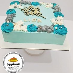 تصویر کیک تولد مستطیلی 