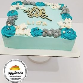 تصویر کیک تولد مستطیلی 
