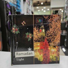 تصویر ریسه ماه و ستاره LED 