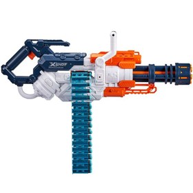 تصویر تفنگ اسباب بازی x-shot مدل zuru x shot crusher 36382 با 48 تیر فومی و خشاب چرخشی 