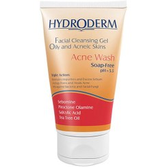 تصویر ژل شستشوی صورت هیدرودرم مخصوص پوست چرب 150 گرم - داروخانه آنلاین دکتر پارسا 