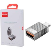 تصویر مبدل OTG USB به Type-C هیسکا مدل H6 