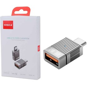 تصویر مبدل OTG USB به Type-C هیسکا مدل H6 