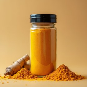 تصویر پودر زردچوبه - 300 گرمی - ۲ روز کاری + همان روز تهران با پیک - ۳۰۰ گرم 