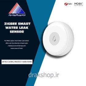 تصویر سنسور هوشمند تشخیص نشت آب زیگبی _ MOES MOES ZIGBEE Water Leakage detector- MODEL : ZSS-QY-WL-C