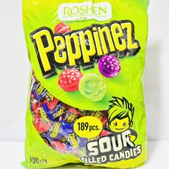 تصویر آبنبات میوه ای ترش پپینز روشن 