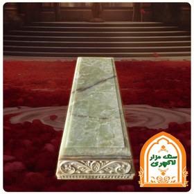 تصویر سنگ قبر مرمر سبز کد 12 