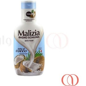 تصویر شامپو بدن مالزیا Malizia مدل Coconut Milk حجم 1000 میل 