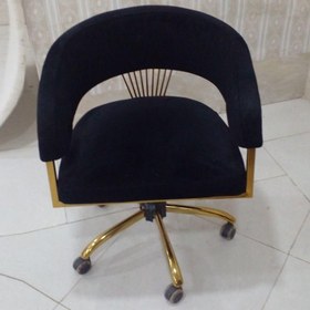 تصویر صندلی ارایشگاهی اداری استادکاری مدل سزار چرخدار Sezar Swivel Chair