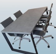 تصویر میز کنفرانس MDF مدل OD4000 چهار نفره 