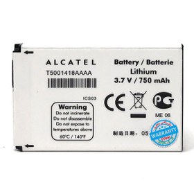 تصویر باتری اورجینال گوشی آلکاتل OT1010 مدل T5001418AAAA Battery Alcatel OT1010 - T5001418AAAA