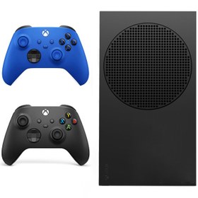 تصویر ایکس باکس سری اس 1 ترابایت Xbox Series S Black + دسته اضافه آبی 