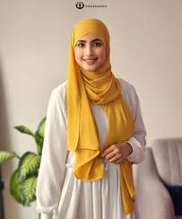 تصویر هدشال خردلی روشن قواره ٢ متر در ٧۵ سانت ، بسیار با کیفیت، با دوام