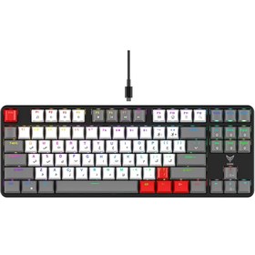 تصویر کیبورد مخصوص بازی هیسکا مدل HX-KEG440 Hiska HX-KEG440 Gaming Keyboard