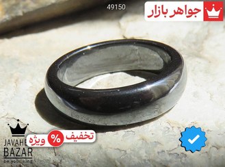 تصویر حلقه سنگی حدید کد N160 