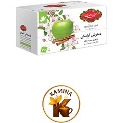 تصویر دمنوش مخلوط گیاهی با طعم سيب و دارچين گلستان تعداد 20عدد 