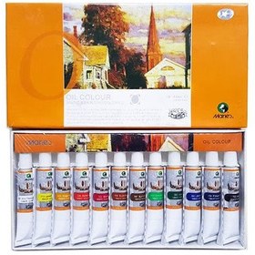 تصویر رنگ روغن ۱۲ تایی ماریس Maris oil color