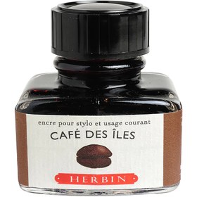 تصویر جوهر خودنویس هربین 30ml Cafe Des Iles 