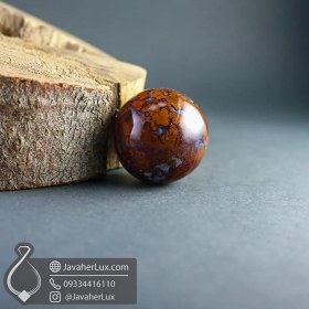 تصویر گوی سنگی آرامش بخش جاسپر قرمز _ کد : 401021 