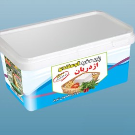 تصویر پنیر 800 گرم ظرف پلاستیکی اژدریان بیرق 