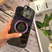 تصویر قاب مگ سیف دار Purple Lens استند شو مناسب برای گوشی اپل iPhone 11 / 11 Pro Max / 12 / 12 Pro / 12 Pro Max / 13 / 13 Pro / 13 Pro Max / 14 / 14 Pro / 14 Pro Max 