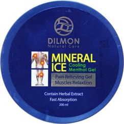 تصویر ژل خنک کننده و تسکین دهنده درد مینرال آیس دیلمون Mineral Ice Cooling And Pain relieving gel Dilmon