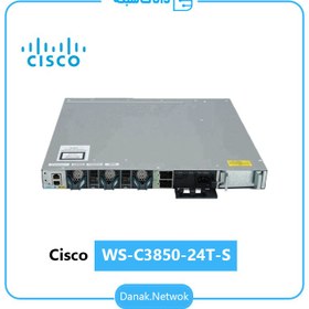 تصویر سوئیچ سیسکو مدل WS-C3850-24T-S استوک Cisco WS-C3850-24T-S 24Port Switch Stock