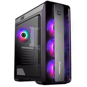 تصویر کیس کامپیوتر گیم مکس MoonLight FRGB Mid Tower مشکی GameMax MoonLight FRGB Mid Tower Black Computer Case