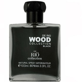 تصویر عطر ادکلن مردانه دیسکوارد ریو کالکشن مدل ریو وود مشکی (Rio Wood Black) حجم 100 میل Rio Wood Black - DSQUARED² He Wood Rocky Mountain 100 mil