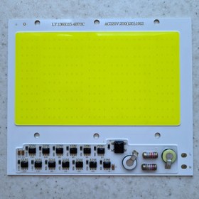 تصویر چیپ ال ای دی 200 وات ماژول سی او بی پرژکتوری 220 ولت رنگ مهتابی. chip led cob 200w ly 220v 