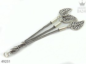 تصویر کرکوش نقره طرح برگ کد 49251 