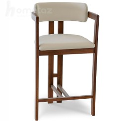 تصویر صندلی کانتر و اپنی چوبی مدرن مدل کریستین 