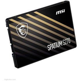 تصویر حافظه SSD اینترنال ام اس آی مدل Spatium S270 ظرفیت 960 گیگابایت MSI Spatium S270 960GB 2.5 inch SSD Internal Drive